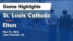 St. Louis Catholic  vs Elton Game Highlights - Nov 21, 2016