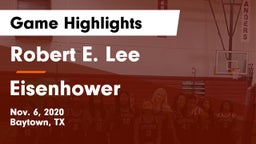 Robert E. Lee  vs Eisenhower  Game Highlights - Nov. 6, 2020