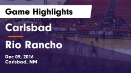 Carlsbad  vs Rio Rancho  Game Highlights - Dec 09, 2016