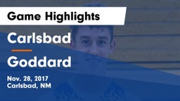 Carlsbad  vs Goddard  Game Highlights - Nov. 28, 2017