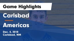 Carlsbad  vs Americas  Game Highlights - Dec. 4, 2018