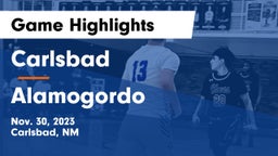 Carlsbad  vs Alamogordo  Game Highlights - Nov. 30, 2023