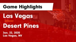 Las Vegas  vs Desert Pines  Game Highlights - Jan. 22, 2020
