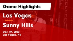 Las Vegas  vs Sunny Hills  Game Highlights - Dec. 27, 2022