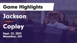 Jackson  vs Copley  Game Highlights - Sept. 22, 2022