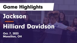 Jackson  vs Hilliard Davidson  Game Highlights - Oct. 7, 2023