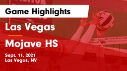 Las Vegas  vs Mojave HS Game Highlights - Sept. 11, 2021