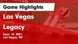 Las Vegas  vs Legacy  Game Highlights - Sept. 14, 2021