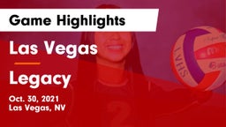 Las Vegas  vs Legacy Game Highlights - Oct. 30, 2021