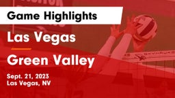Las Vegas  vs Green Valley  Game Highlights - Sept. 21, 2023