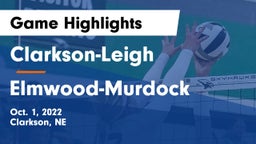 Clarkson-Leigh  vs Elmwood-Murdock  Game Highlights - Oct. 1, 2022