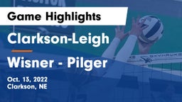 Clarkson-Leigh  vs Wisner - Pilger  Game Highlights - Oct. 13, 2022