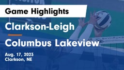 Clarkson-Leigh  vs Columbus Lakeview  Game Highlights - Aug. 17, 2023