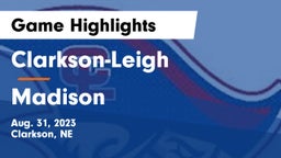 Clarkson-Leigh  vs Madison  Game Highlights - Aug. 31, 2023