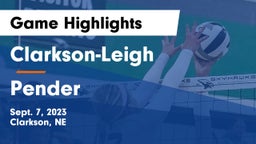 Clarkson-Leigh  vs Pender  Game Highlights - Sept. 7, 2023