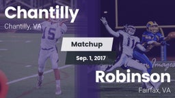 Matchup: Chantilly High vs. Robinson  2017