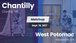 Matchup: Chantilly High vs. West Potomac  2017