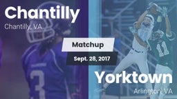 Matchup: Chantilly High vs. Yorktown  2017