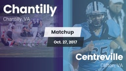 Matchup: Chantilly High vs. Centreville  2017