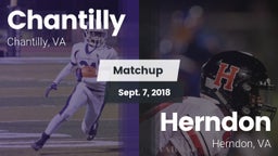 Matchup: Chantilly High vs. Herndon  2018