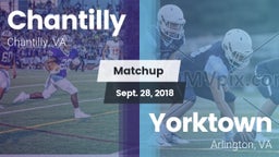 Matchup: Chantilly High vs. Yorktown  2018