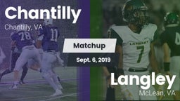 Matchup: Chantilly High vs. Langley  2019