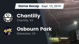 Recap: Chantilly  vs. Osbourn Park  2019