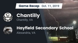 Recap: Chantilly  vs. Hayfield Secondary School 2019