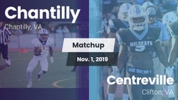 Matchup: Chantilly High vs. Centreville  2019