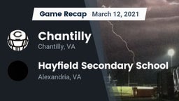Recap: Chantilly  vs. Hayfield Secondary School 2021