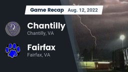 Recap: Chantilly  vs. Fairfax  2022