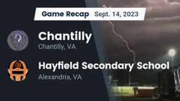 Recap: Chantilly  vs. Hayfield Secondary School 2023