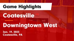 Coatesville  vs Downingtown West  Game Highlights - Jan. 19, 2023