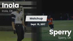 Matchup: Inola  vs. Sperry  2017
