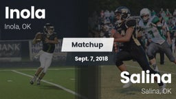 Matchup: Inola  vs. Salina  2018