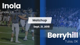Matchup: Inola  vs. Berryhill  2018