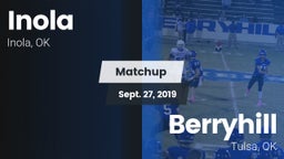 Matchup: Inola  vs. Berryhill  2019