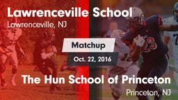 Matchup: Lawrenceville vs. The Hun School of Princeton 2016