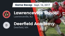 Recap: Lawrenceville School vs. Deerfield Academy  2017