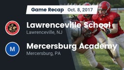 Recap: Lawrenceville School vs. Mercersburg Academy 2017