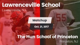 Matchup: Lawrenceville vs. The Hun School of Princeton 2017