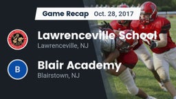 Recap: Lawrenceville School vs. Blair Academy 2017