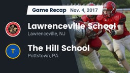 Recap: Lawrenceville School vs. The Hill School 2017