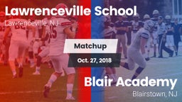 Matchup: Lawrenceville vs. Blair Academy 2018