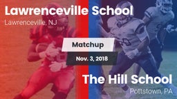 Matchup: Lawrenceville vs. The Hill School 2018