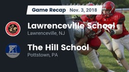 Recap: Lawrenceville School vs. The Hill School 2018