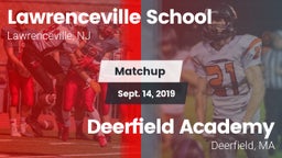 Matchup: Lawrenceville vs. Deerfield Academy  2019