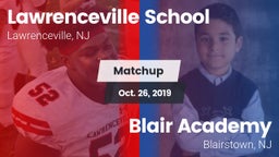 Matchup: Lawrenceville vs. Blair Academy 2019