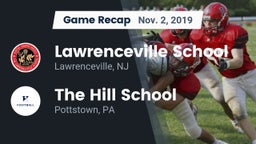 Recap: Lawrenceville School vs. The Hill School 2019