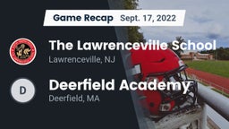 Recap: The Lawrenceville School vs. Deerfield Academy  2022
